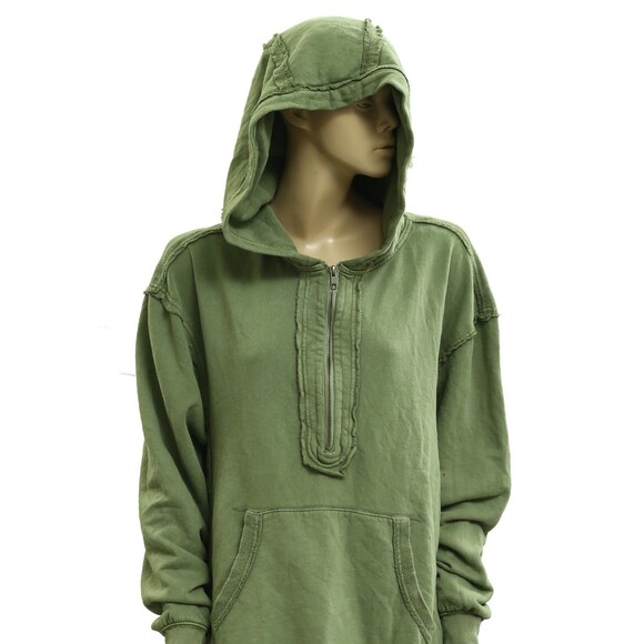 Free People North Sweatshirt Hoodie Tunic Top Oversized Slouchy Cotton M 283700 - Picture 6 of 11